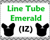 (IZ) Line Tube Emerald