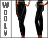 skinny belted pants blk