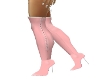 Pink Thigh Boots