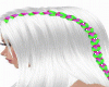 ♥ Hair White Neon