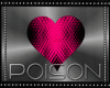 |P| Floating Heart Pink