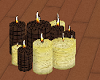 Chocolate Cream Candles