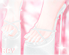 [Heels] White Delicate