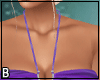 Purple Scarf Top
