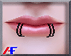 AF. Black Lip Rings Male