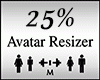 Avatar Scaler 25%