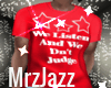 WLAWDJ RED TEE