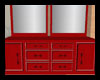 SD Red Wooden Dresser