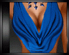 summer sexy blue dress