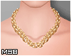 B | Gold Chain Necklace