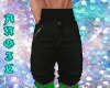 BAGGY PANTS WEED B/G