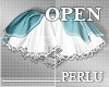 [P]Xmas Open Layer Skirt