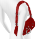Red Leather purse bag