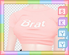 Brat Crop Peach