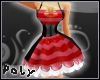 Lolly Stripe Dress [red]