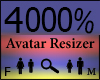 Any Avatar Size4000%