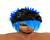 Pop Hair Blue with Black