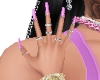 Nails pink + pedras