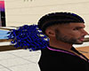 black n blue dreads