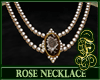 Rose Necklace Brown