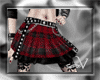 ~V Red Plaid Skirt