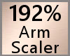 192% Arm Scaler F A