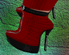 K:Knda Sexy Red  Boots