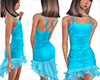 Blue Formal Dress Flat