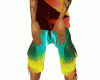 Rainbow Rave Shorts