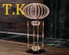 T.K Crystal brown Lamp