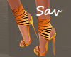 Tiger Print Sandals