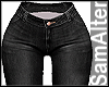 RLL FLARED BLACK JEANS
