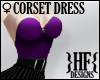 }HF{ Corset Dress Purple