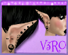 Goth Elf Ears v2 Pierced