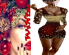HOLIDAY GLITZ RED DRESS