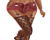 red cocoa hotpant