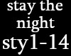 stay the night