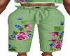 SEXY GREEN FLOWER PANT