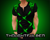 .TB. Green 'X' Shirt