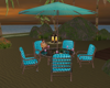 Blue Patio set