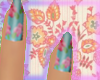 cute floral nails