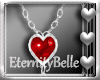 EB*HEARTS RED NECKLACE