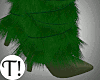 T! Fur Boots Green