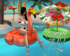 Summer Flamingo Float
