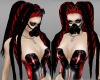 Black&red PVC Mask