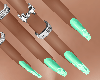 Teal fit nails