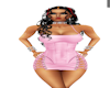 pluse pink dress