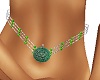EMERALD BELLY CHAIN