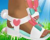 Kid Bunny Tail Sandals