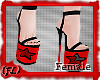 {FL}Blk/Red Heels